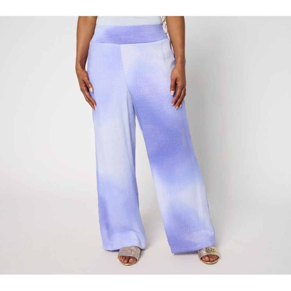 nicole by Nicole Miller Women's Petite Pants PM Pull-On Sally Purple A691690